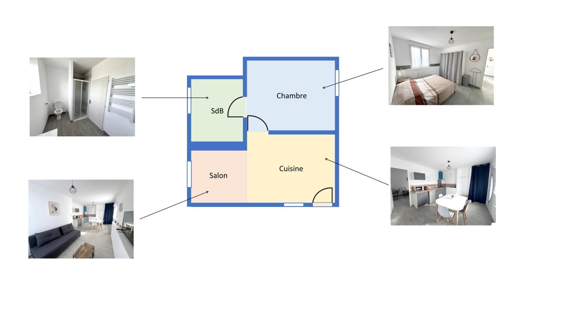 178B - Appartement T2 Tout Confort - Wifi Netflix Le Gond-Pontouvre Esterno foto
