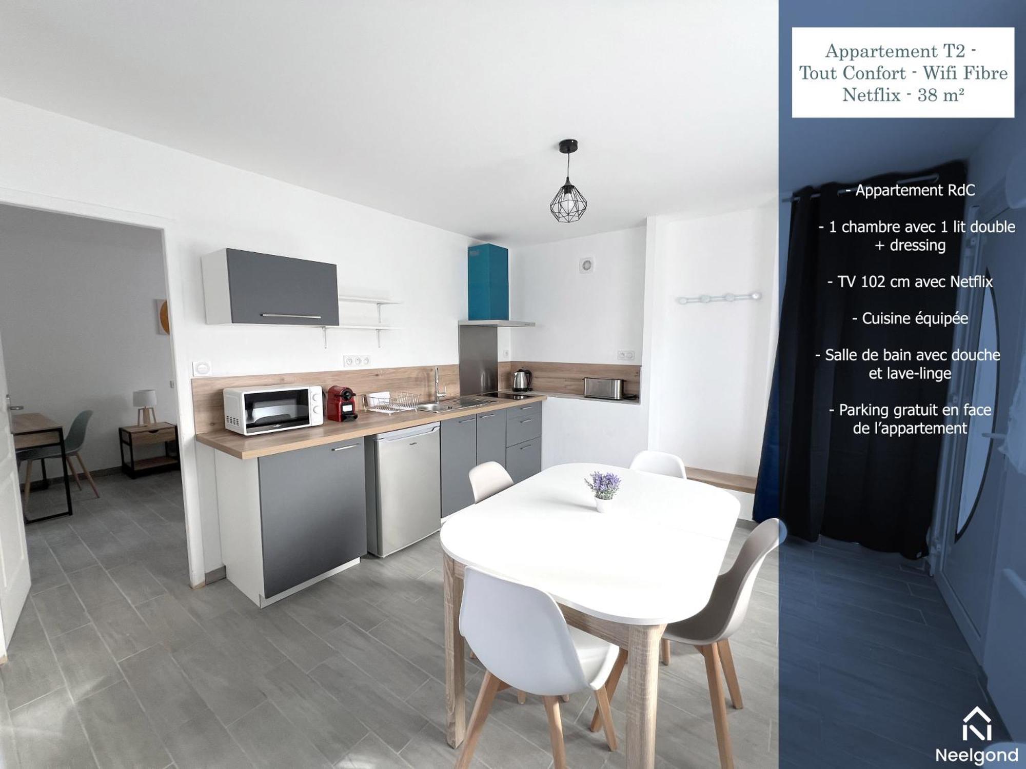 178B - Appartement T2 Tout Confort - Wifi Netflix Le Gond-Pontouvre Esterno foto